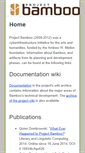 Mobile Screenshot of projectbamboo.org
